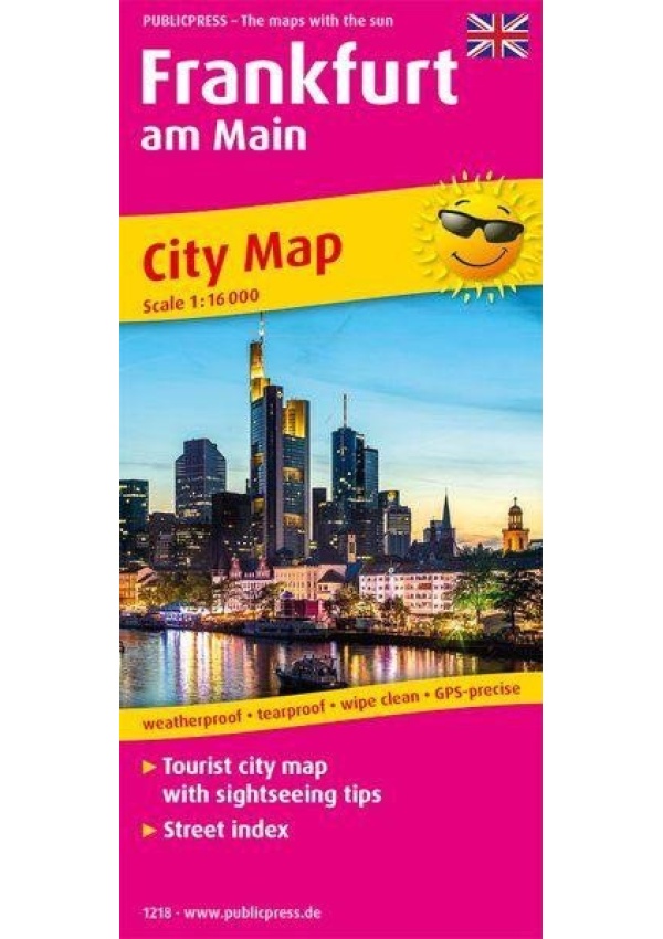 Frankfurt nad Mohanem 1:16 000 / plán města