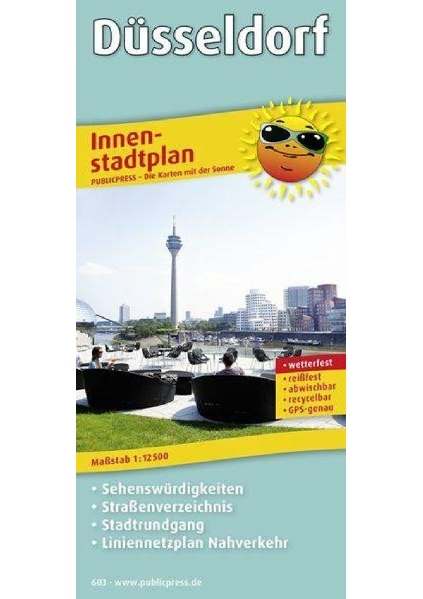 Düsseldorf 1:12 500 / plán města