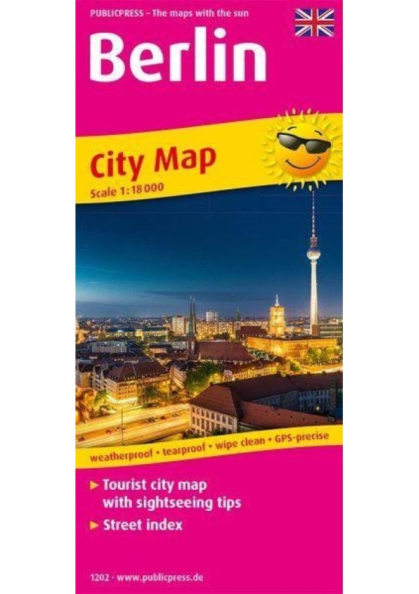 Berlín 1:180 000 / plán města