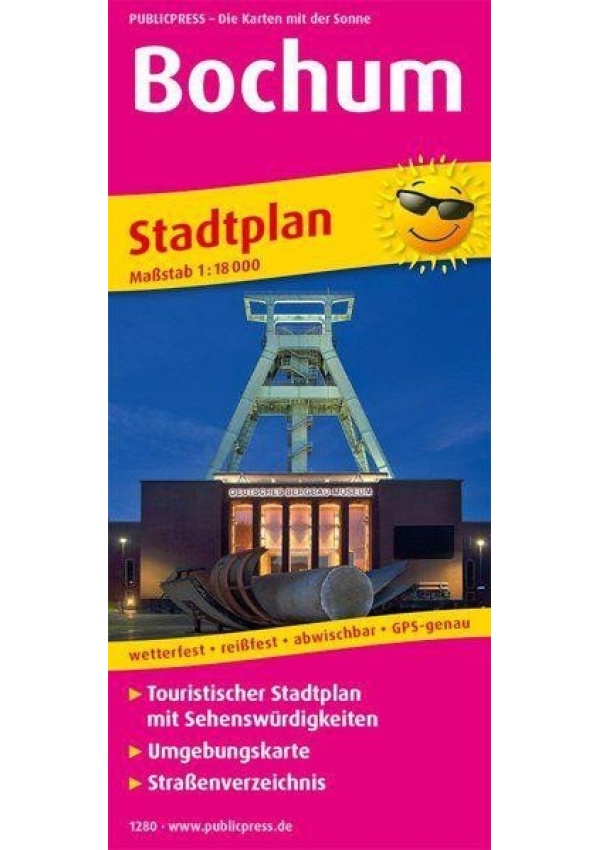 Bochum 1:180 000 / plán města
