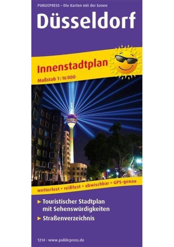 Düsseldorf 1:16 000 / plán města