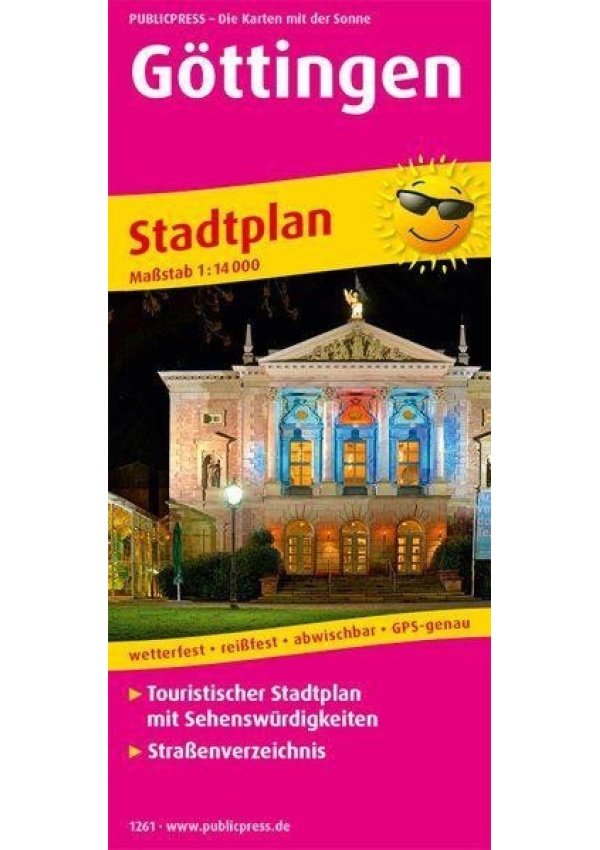Göttingen 1:14 000 / plán města
