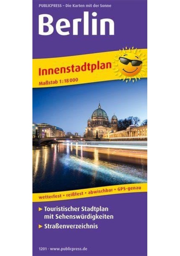 Berlín 1:180 000 / plán města