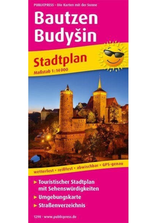 Budyšín 1:14 000 / plán města