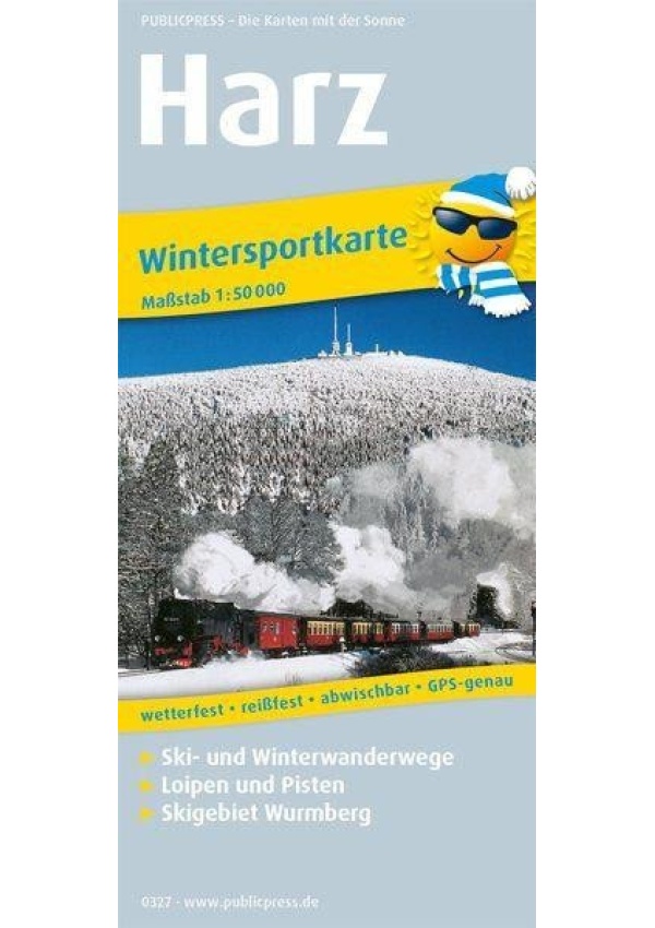 Harz 1:50 000 / turistická mapa