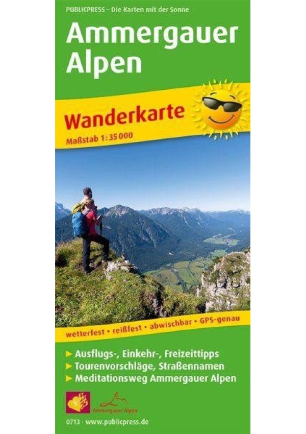 Ammergauské Alpy 1:35 000 / turistická mapa FREYTAG-BERNDT, spol. s r.o.