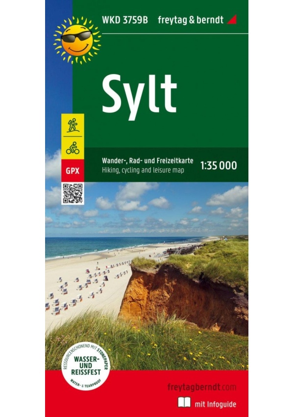 Sylt 1:35 000 / turistická a cykloturistická mapa s informačním průvodcem FREYTAG-BERNDT, spol. s r.o.