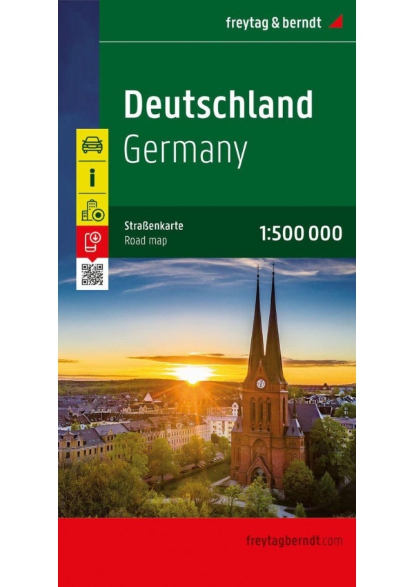 Německo 1:500 000 / silniční mapa FREYTAG-BERNDT, spol. s r.o.