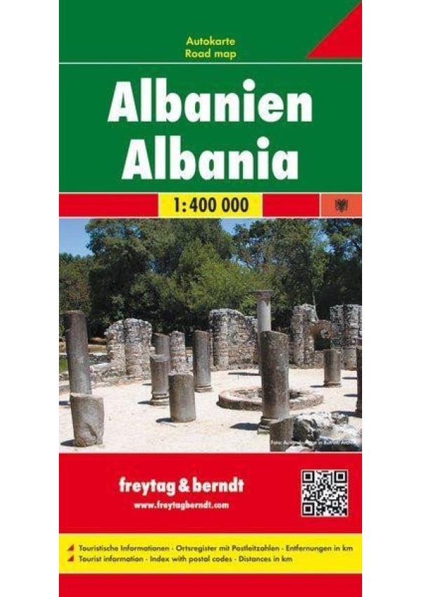 Albánie 1:400 000 / automapa + mapa pro volný čas