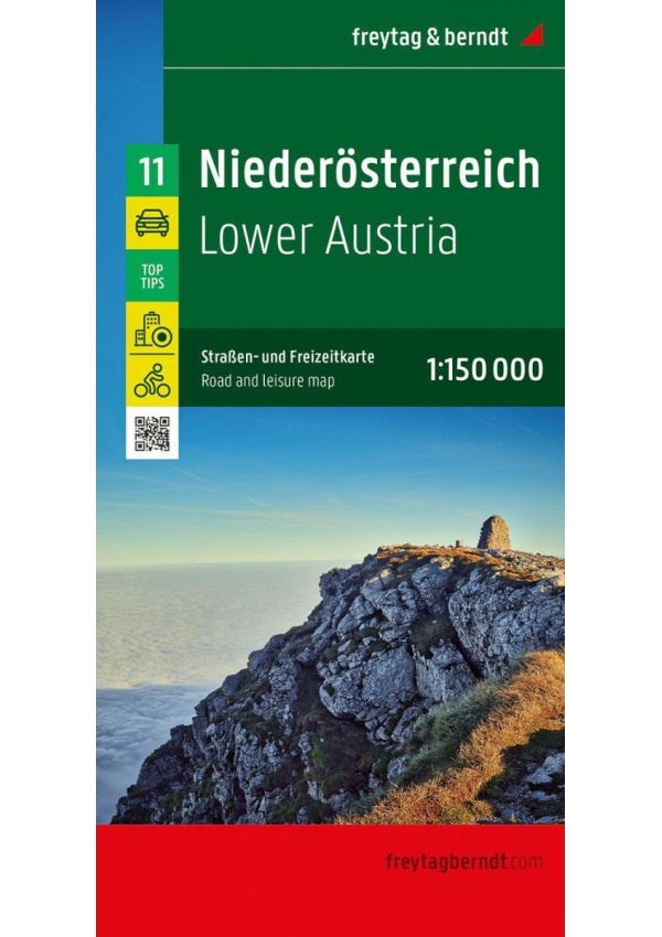 Dolní Rakousko 1:150 000 / silniční a rekreační mapa FREYTAG-BERNDT, spol. s r.o.