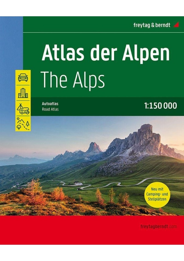 Atlas der Alpen 1:150 000 Autoatlas FREYTAG-BERNDT, spol. s r.o.