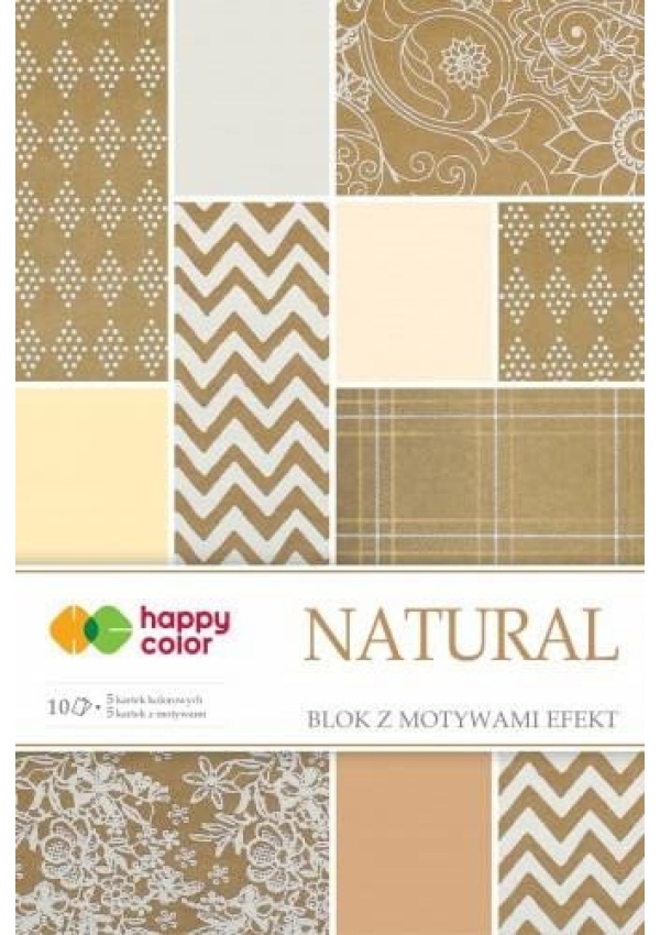 Blok s effect papíry 20 x 29 cm Natural170-220 g