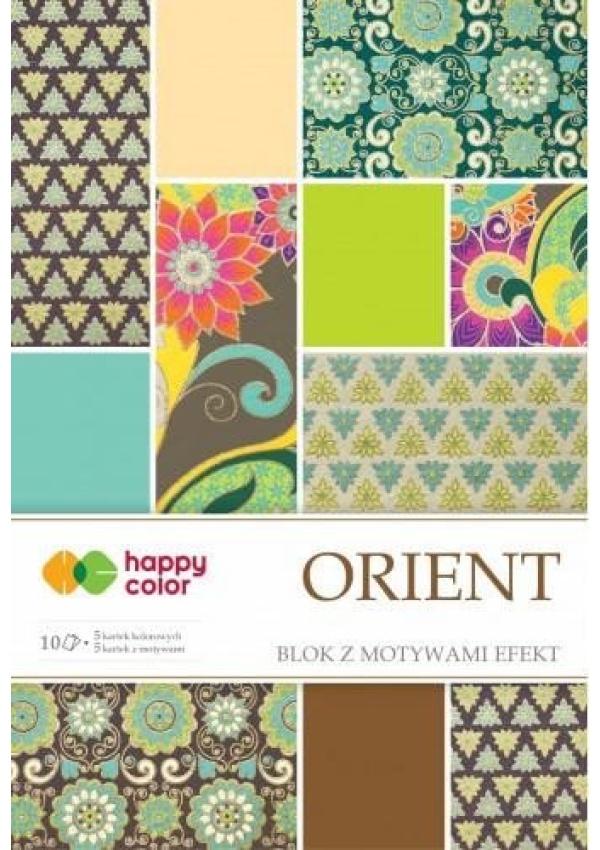 Blok s effect papíry 20 x 29 cm Orient 170-220 g