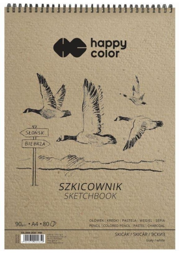 Happy Color Skicák se spirálou - Ptáci A4 KALIA paper, s.r.o.
