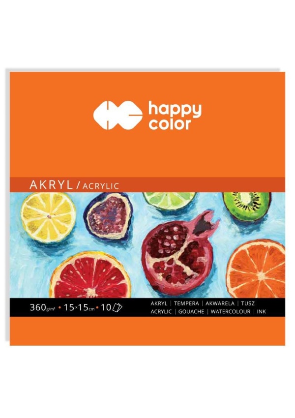 Happy Color Blok pro akrylové barvy 15 x 15 cm KALIA paper, s.r.o.