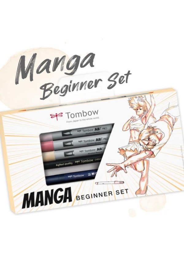 Tombow Manga Beginner Set / Manga kreativní sada pro začátečníky KALIA paper, s.r.o.