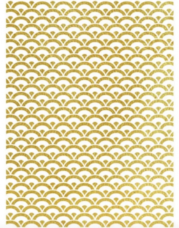 Transferový obrázek na textil - Zlaté vlny Aladine