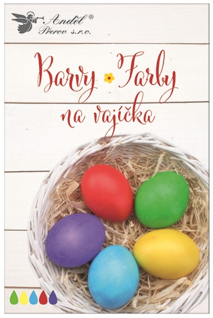 Barvy na vajíčka tablety, 5 ks v balení Anděl Přerov s.r.o.