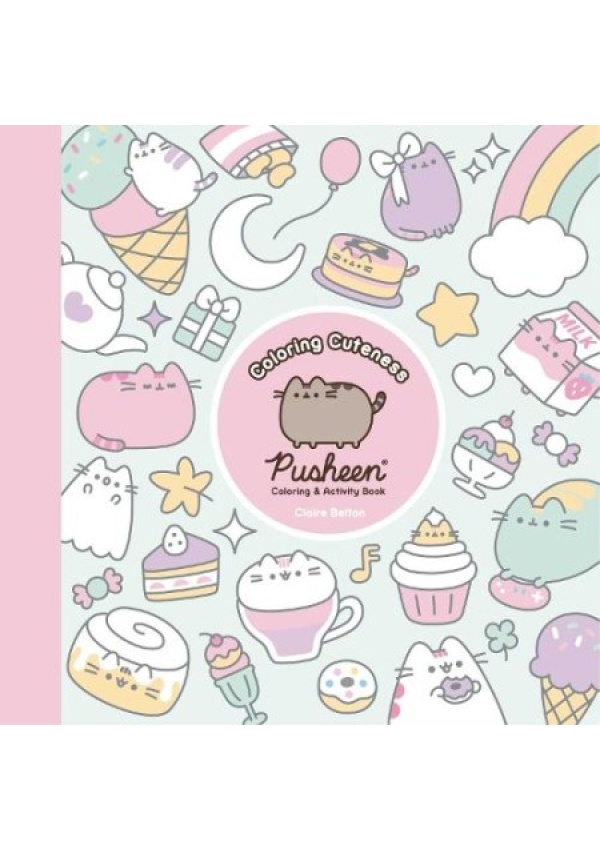 Coloring Cuteness, A Pusheen Coloring a Activity Book