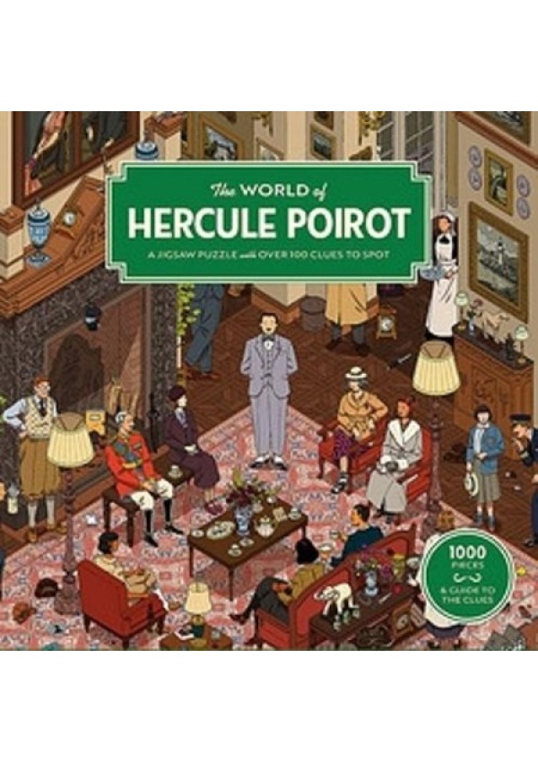 World of Hercule Poirot, A 1000-piece Jigsaw Puzzle with over 100 Clues to Spot: The Perfect Family Christmas Gift for Fans of Agatha Christie