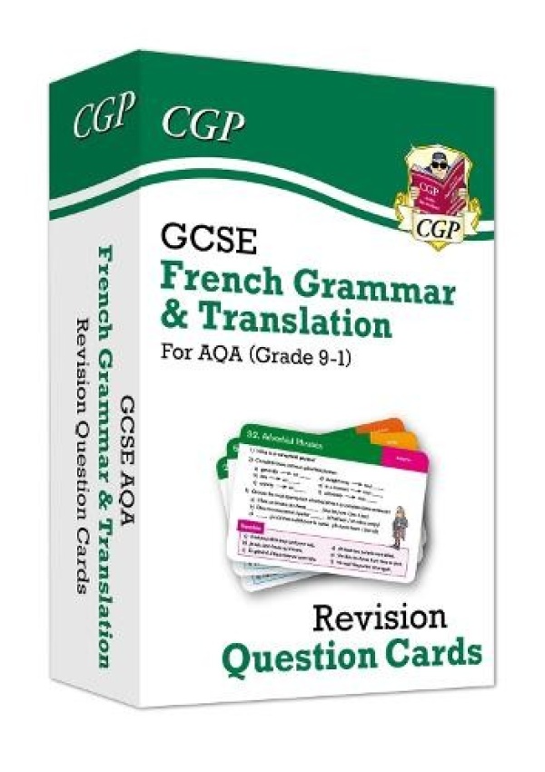 GCSE AQA French: Grammar a Translation Revision Question Cards Coordination Group Publications Ltd (CGP)