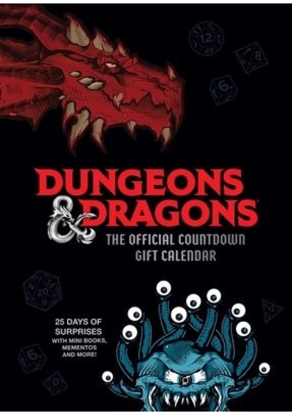 Dungeons a Dragons: The Official Countdown Gift Calendar, 25 Days of Mini Books, Mementos, and More!