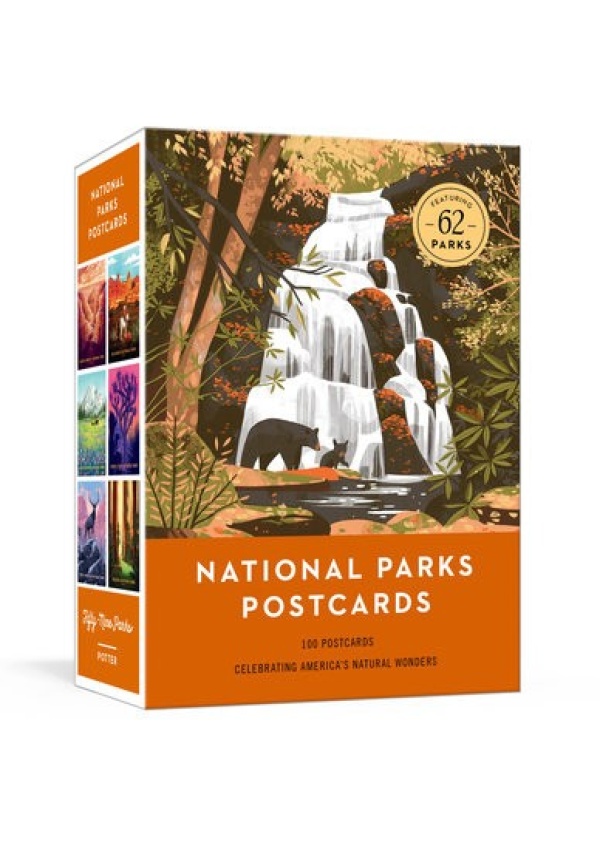 National Parks Postcards, 100 Illustrations That Celebrate America's Natural Wonders