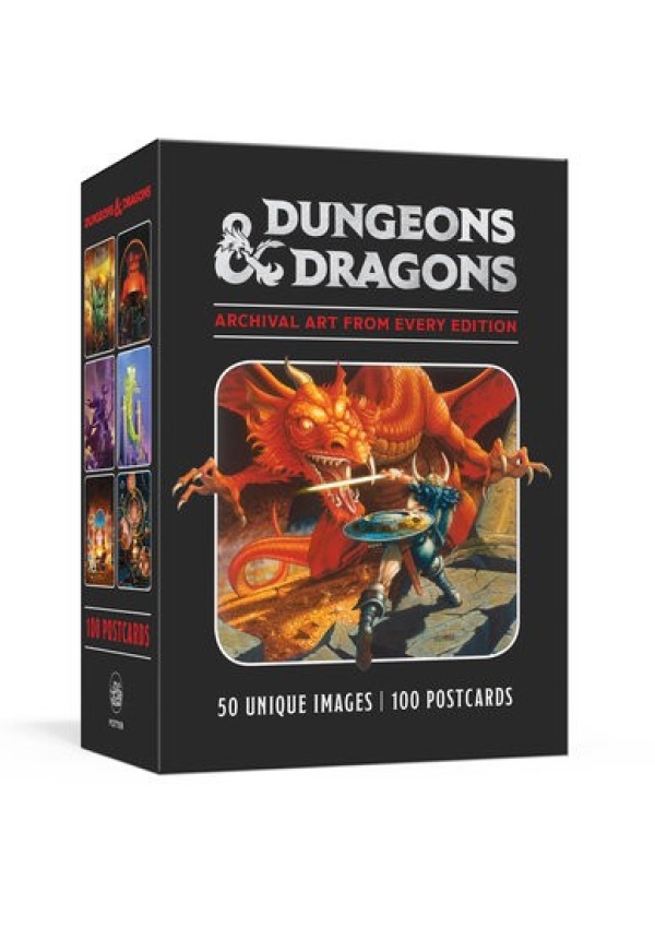 Dungeons a Dragons 100 Postcards: Archival Art from Every Edition, 100 Postcards