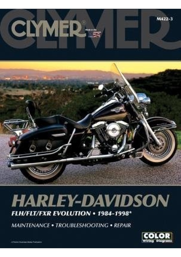 Harley-Davidson Road King, Electra, Tour Glide, Low Rider Motorcycle (1984-1998) Clymer Repair Manual