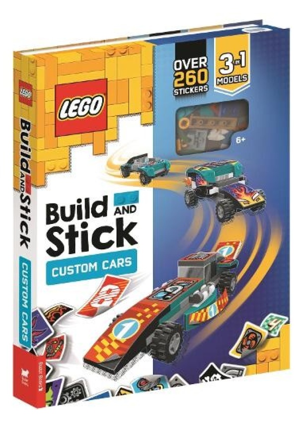 LEGO® Build and Stick: Custom Cars (Includes LEGO® bricks, book and over 260 stickers)
