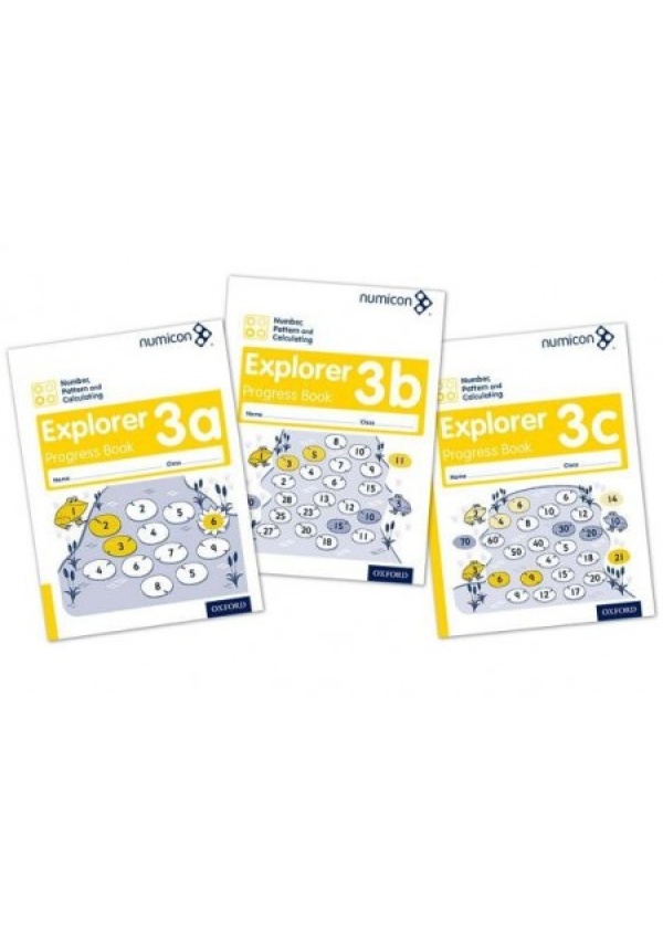 Numicon: Number, Pattern and Calculating 3 Explorer Progress Books ABC (Mixed pack)