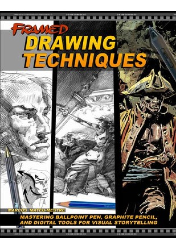 Framed Drawing Techniques, Mastering Ballpoint Pen, Graphite Pencil, and Digital Tools for Visual Storytelling
