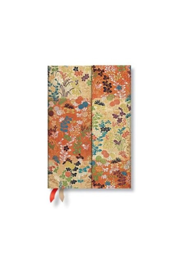 Kara-ori (Japanese Kimono) Mini 12-month Dayplanner 2024