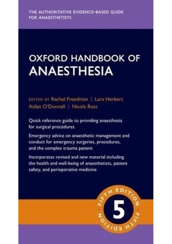 Oxford Handbook of Anaesthesia Oxford University Press