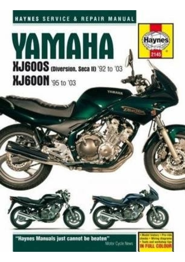 Yamaha XJ600S (Diversion, Seca II) a XJ600N Fours (92 - 03) Haynes Repair Manual, 92-03