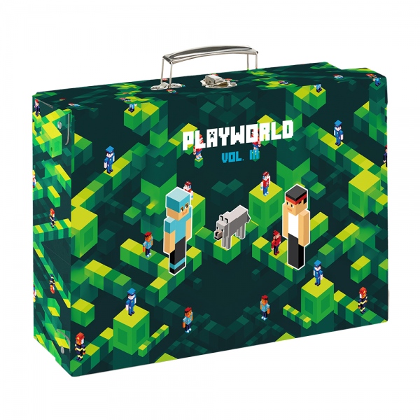 Kufřík lamino hranatý A4 Playworld Vol. III. KARTONPP