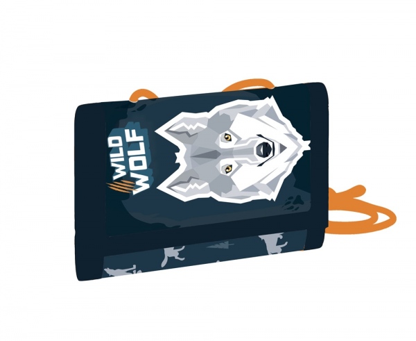 Dětská textilní peněženka vlk KARTONPP