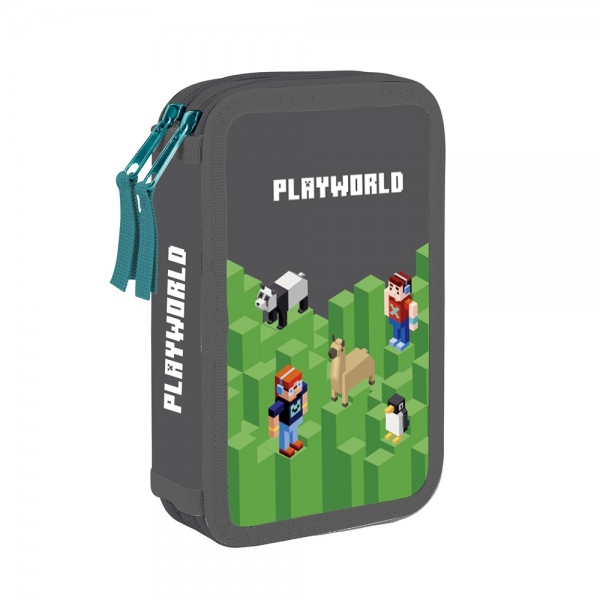 Penál 2 p. prázdný Playworld KARTONPP