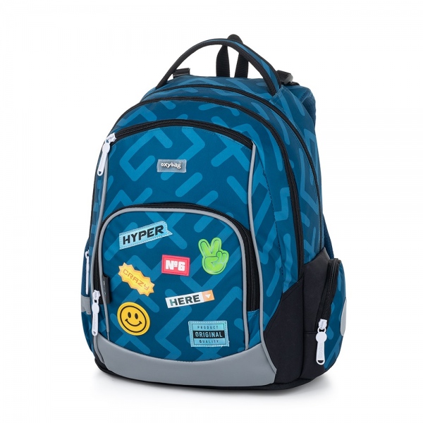 Školní batoh OXY GO Stickers KARTONPP