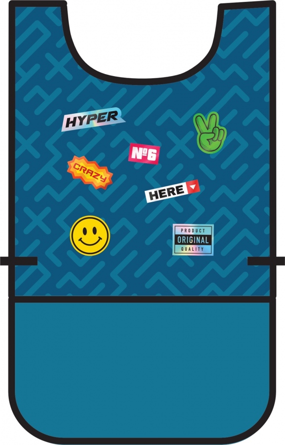 Zástěra pončo OXY GO Stickers KARTONPP