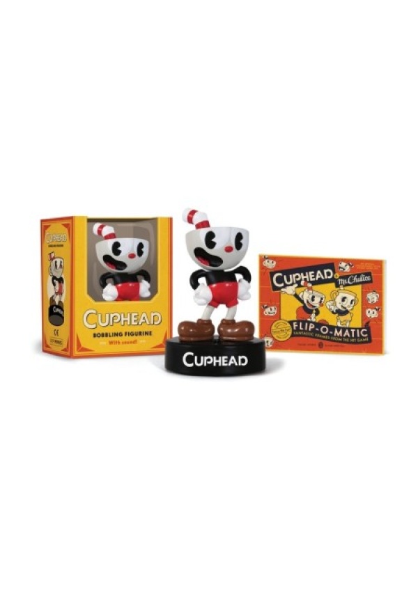 Cuphead Bobbling Figurine, With sound! Running Press