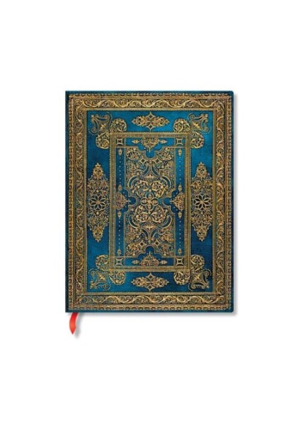 Blue Luxe (Luxe Design) Ultra Lined Hardback Journal (Elastic Band Closure)
