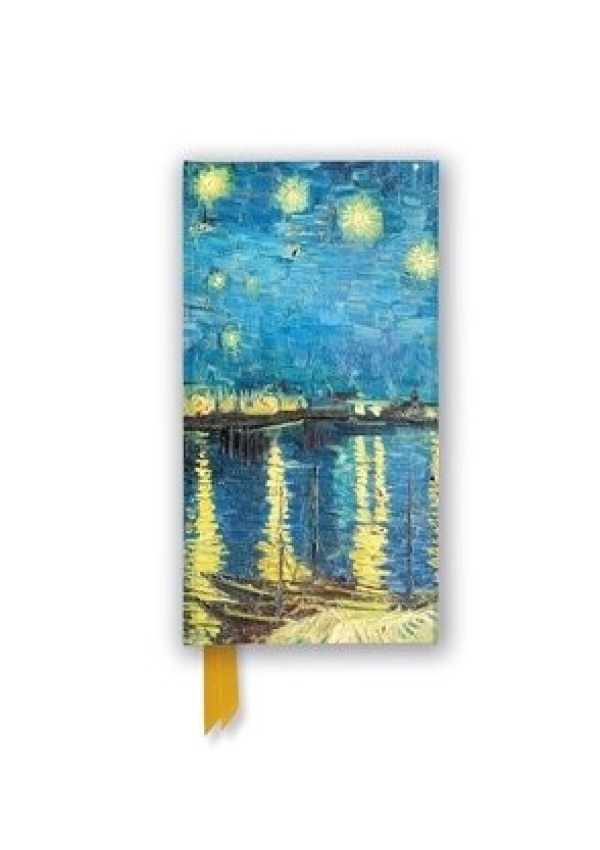 Vincent van Gogh: Starry Night over the Rhone (Foiled Slimline Journal) Flame Tree Publishing