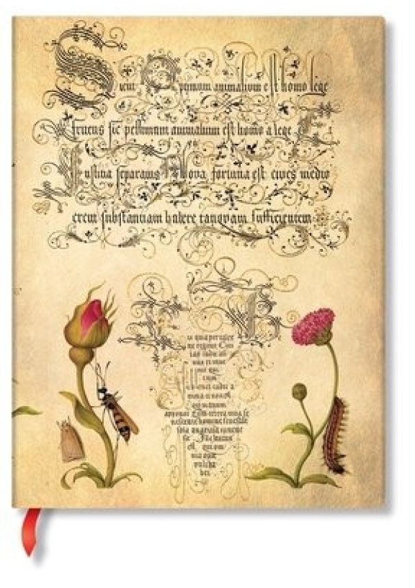 Flemish Rose (Mira Botanica) Ultra Lined Hardcover Journal