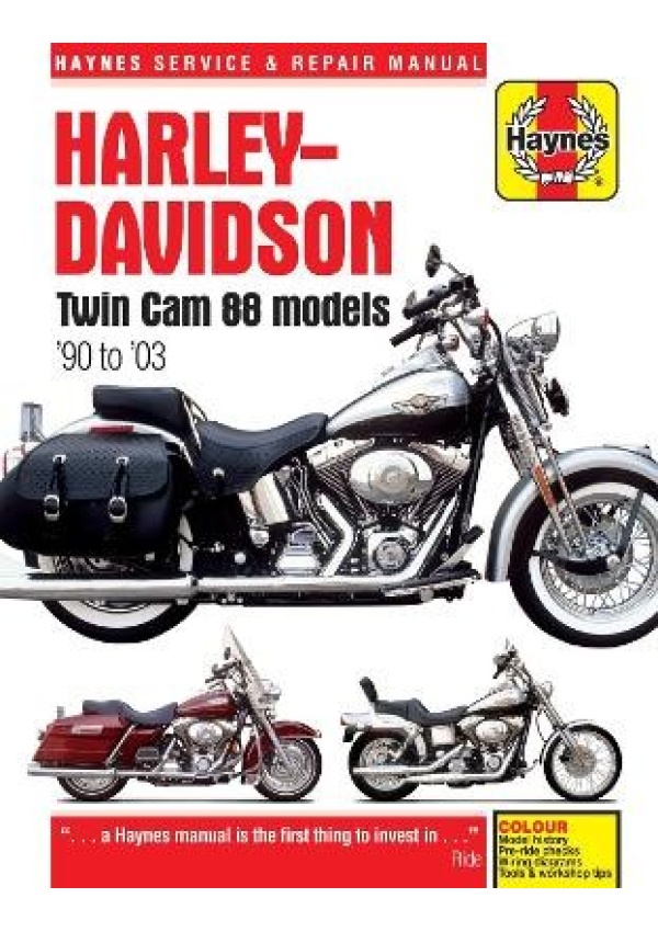 Harley-Davidson Twin Cam 88, 96 a 103 Models (99 - 10) Haynes Repair Manual, 99-10