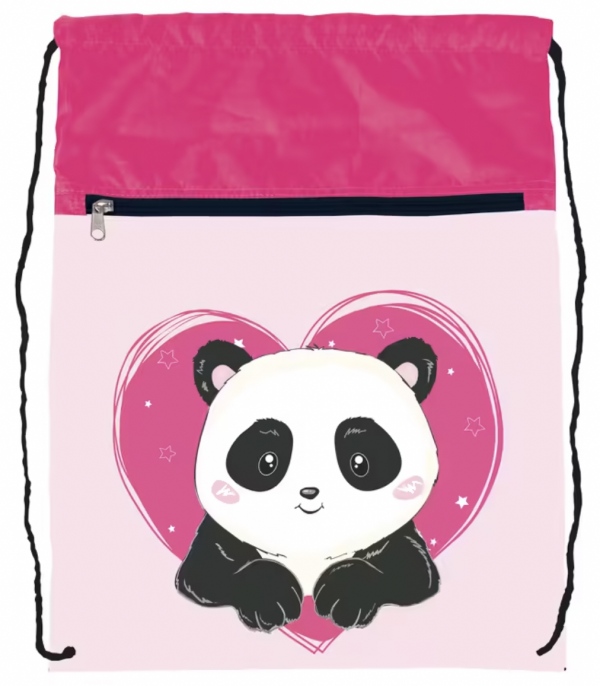 Sáček na tělocvik Panda Love Helma 365