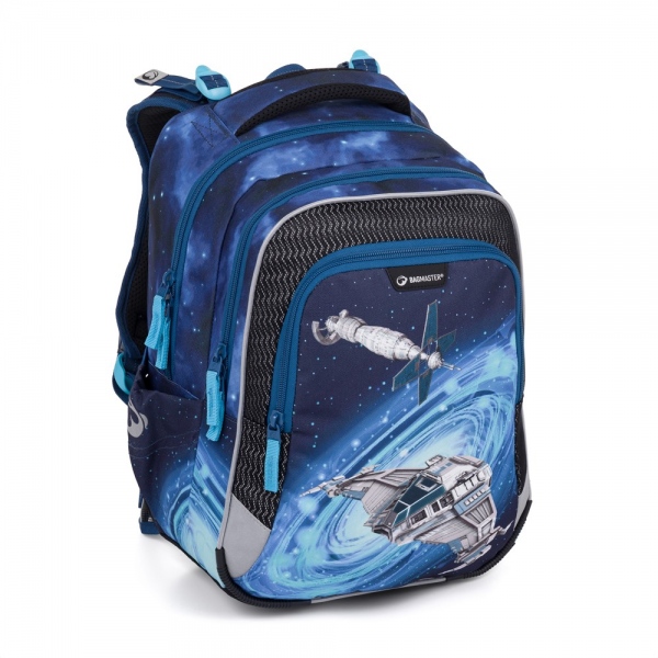 Bagmaster LUMI 24 D školní batoh – vesmírná loď BagMaster