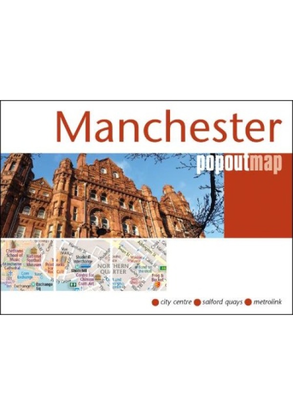 Manchester PopOut Map, Pocket size, pop-up map of Manchester city centre Heartwood Publishing
