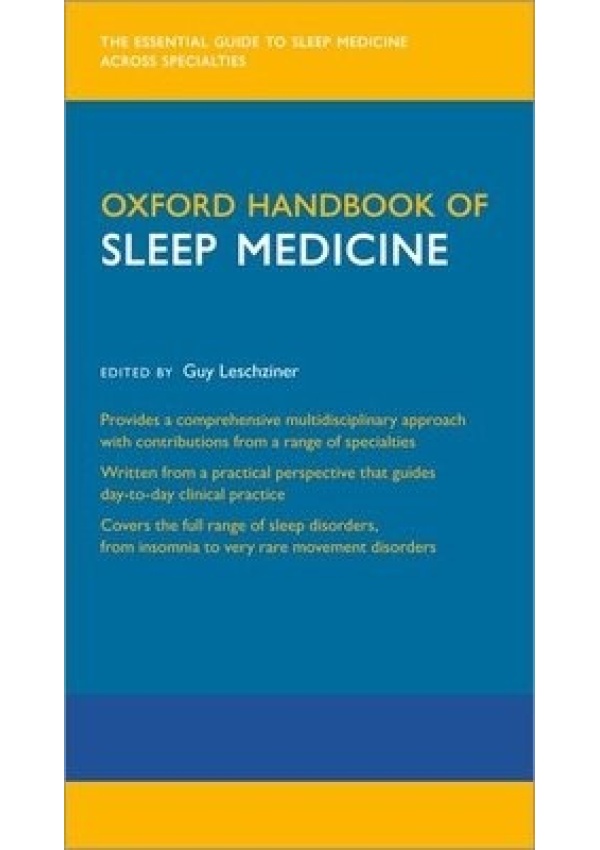 Oxford Handbook of Sleep Medicine Oxford University Press