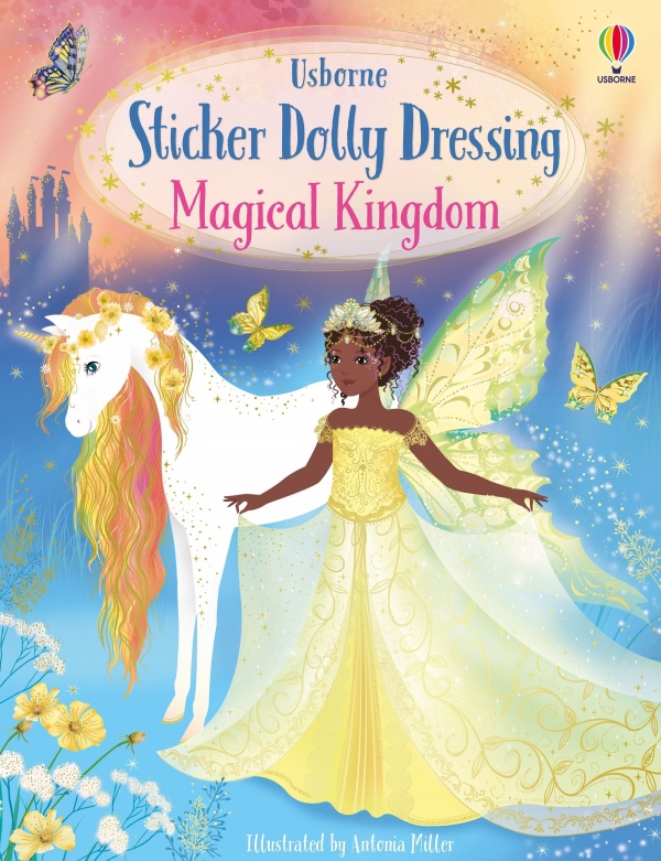 Sticker Dolly Dressing Magical Kingdom Usborne Publishing